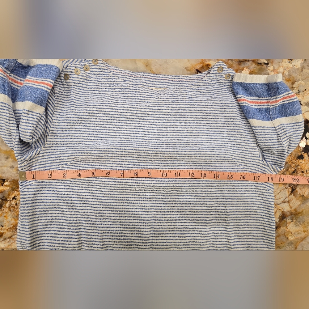 Anthropologie Maeve Sullivan Stripe Top Size XS - Picture 6 of 9